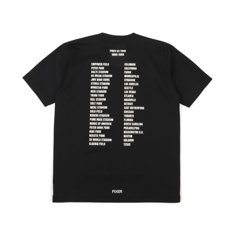 FTS-11 FIXER US TOUR T-shirt BLACK
