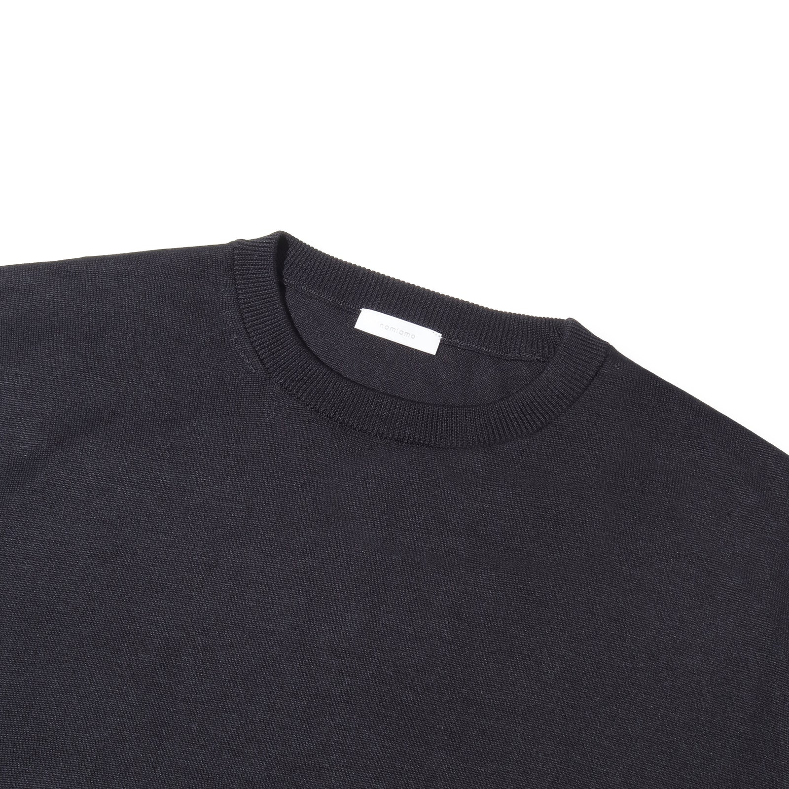 14ゲージウォッシャブルシルク ニットTシャツ ブラック – MINIMAL WARDROBE