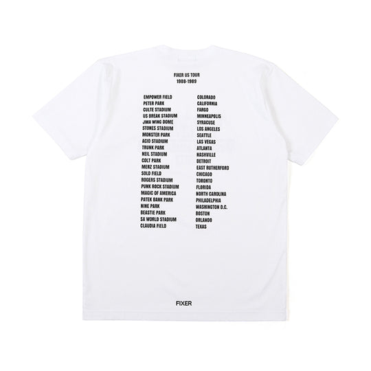 FTS-11 FIXER US TOUR T-shirt WHITE