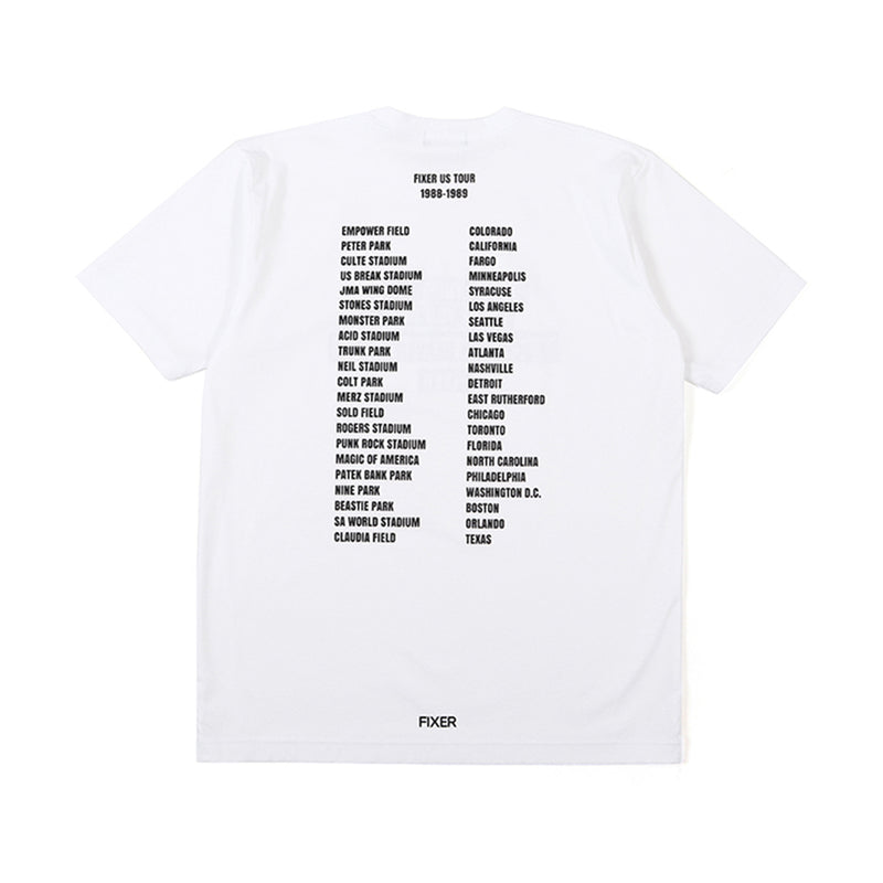 FTS-11 FIXER US TOUR T-shirt WHITE