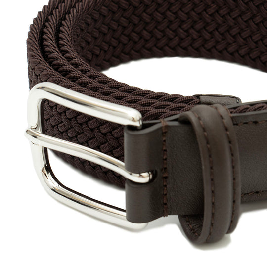 【干場自腹買い】ゴムメッシュベルト ブラウン