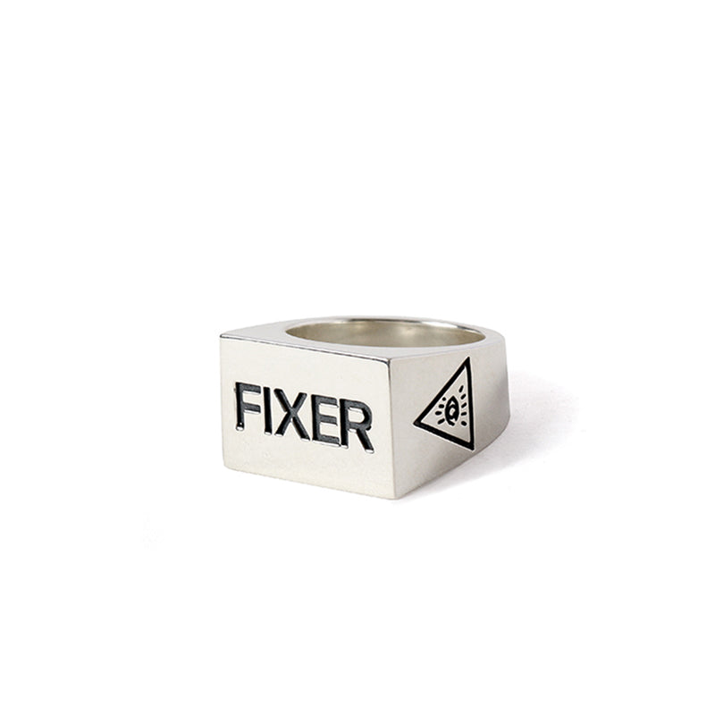 FIXER SIGNET RING 925 SILVER