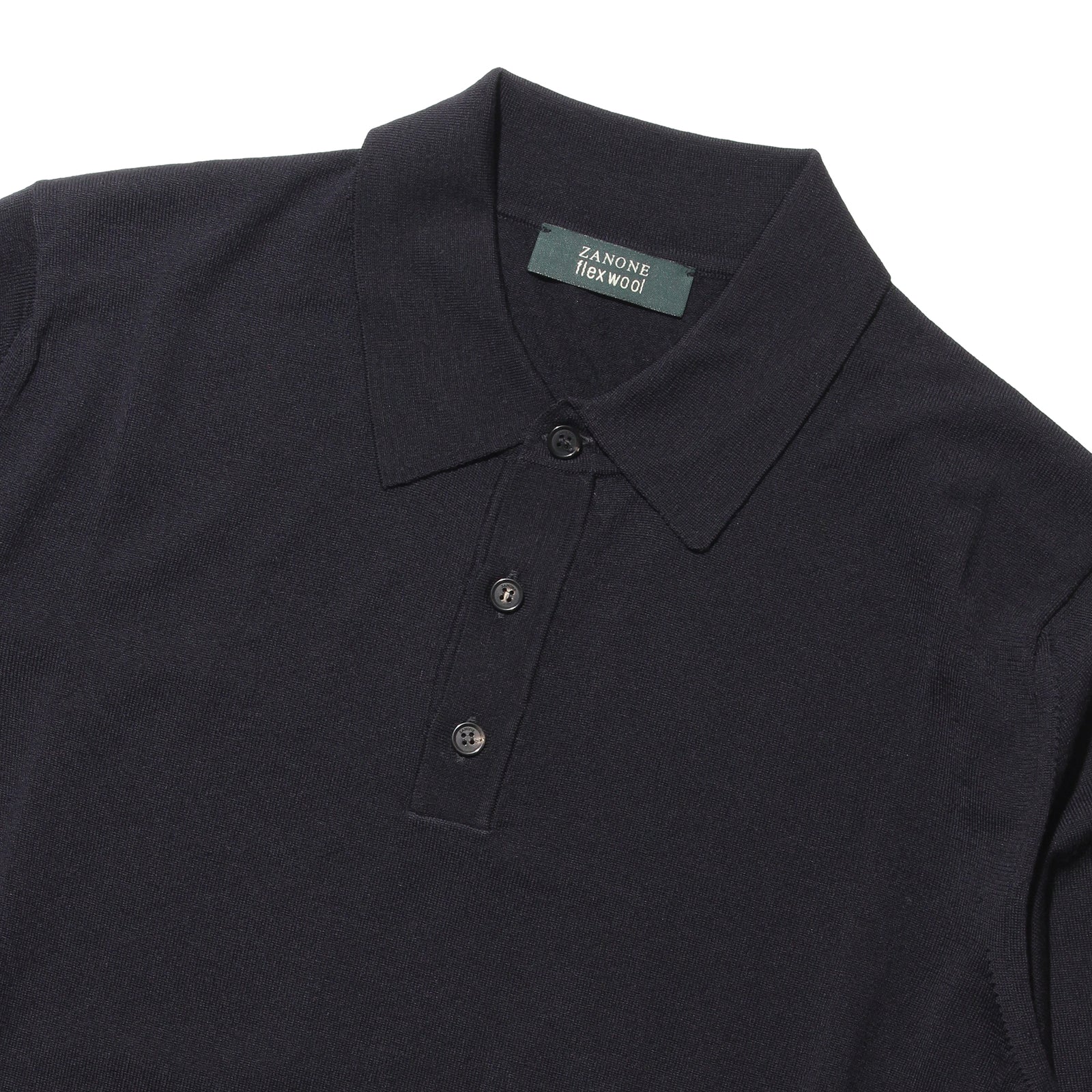 フレックスウールニットポロ ネイビー – MINIMAL WARDROBE