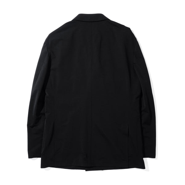 Air-Dense Cotton Jersey ダブル6Bテーラードジャケット ブラック