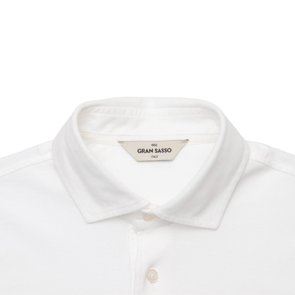 鹿の子 製品染め ポロシャツ S/SLV ホワイト – MINIMAL WARDROBE