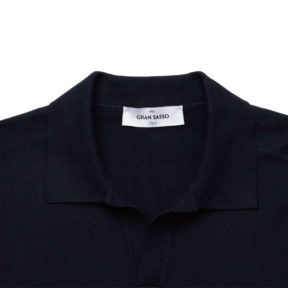 12G ソフトコットン スキッパー S/SLV ネイビー – MINIMAL WARDROBE
