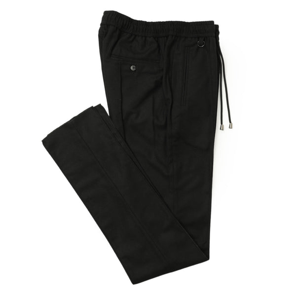 【干場義雅×菅原靴店 コラボ別注モデル】【国内2店舗限定販売】 giabsarchivio ジャブスアルキヴィオ MSH/R3 前後永久クリース ウールパンツ A7072U ブラック