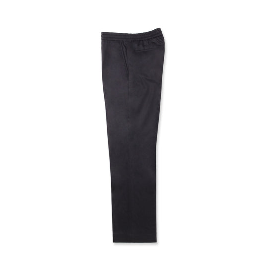 【干場別注モデル】H LUCANO ウールカシミヤストレッチ リラックスストレートパンツ FA1244X ネイビー