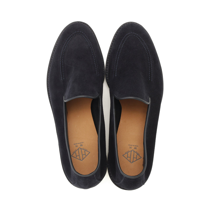 チャールズＦステッド SUPERBUCK スエード アンライニング スリッポン ネイビー