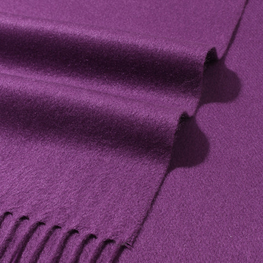 【干場別注カラー】100%シルクストール パープル TESSITURA DI NOVARA製(Ermenegildo Zegnaグループ)