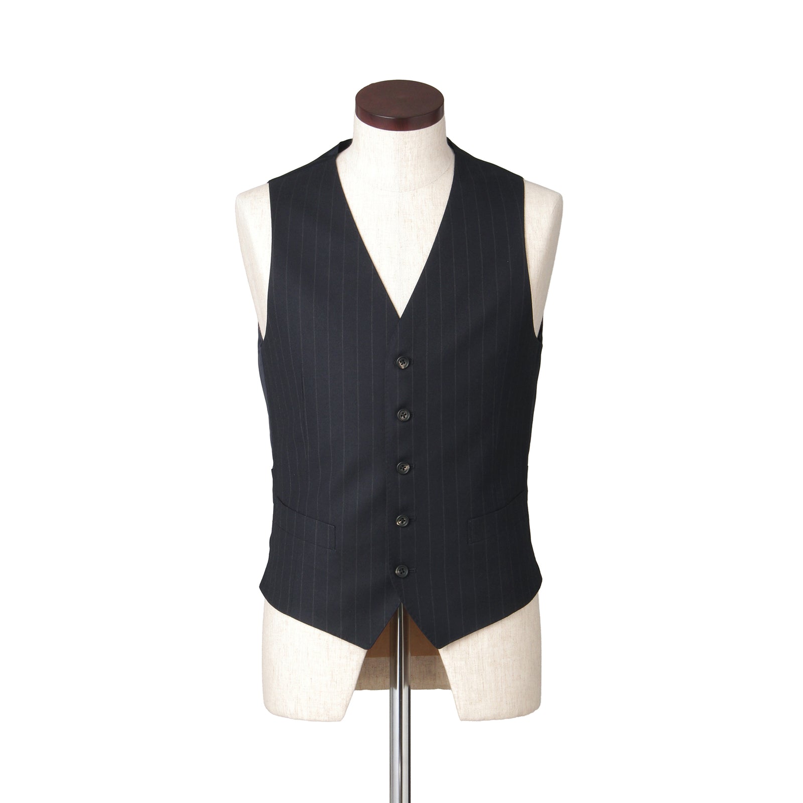 干場モデルメイド トゥ メジャー 3B段返り シングルスーツ ネイビー