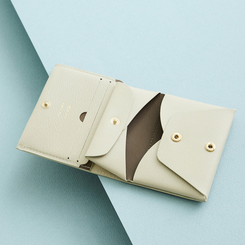 MOLINI オフホワイト二つ折り財布 二つ折り財布 398 オフホワイト – MINIMAL WARDROBE