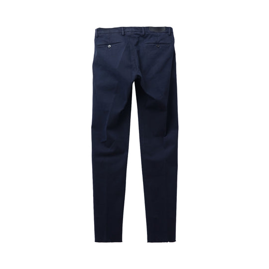 26AW BG07 コットンストレッチ ワンプリーツ テーパードパンツ ネイビー