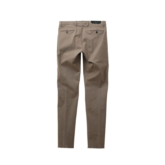 26AW BG07 コットンストレッチ ワンプリーツ テーパードパンツ ベージュ