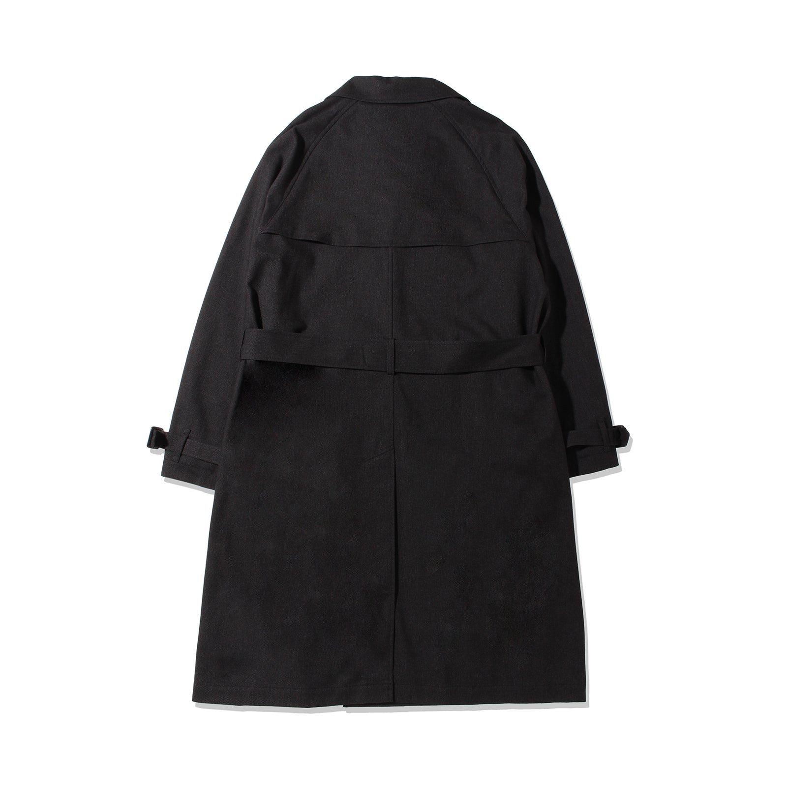 トレンチコート バーズアイ ブラック – MINIMAL WARDROBE（ミニマル