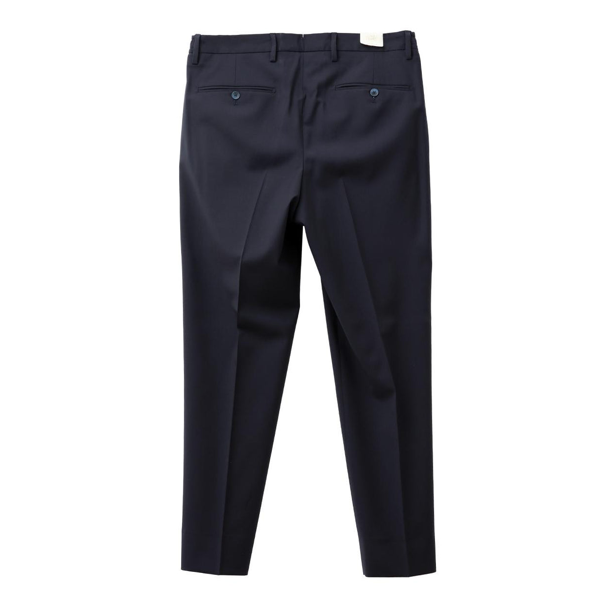26SS PORTOBELLO ZIGNONE ウール ボックスプリーツ テーパードパンツ