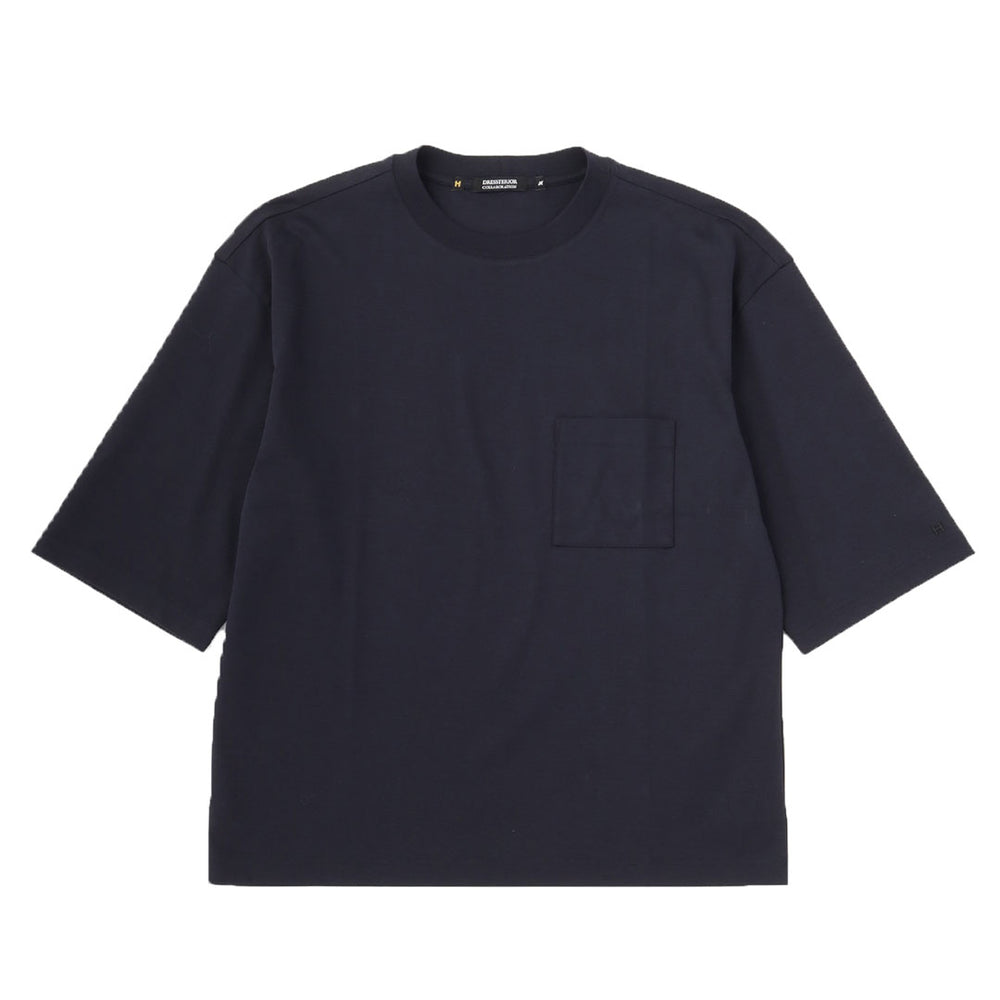 干場義雅×DRESSTERIOR】ICE CLEAR COTTON Tシャツ ネイビー – MINIMAL