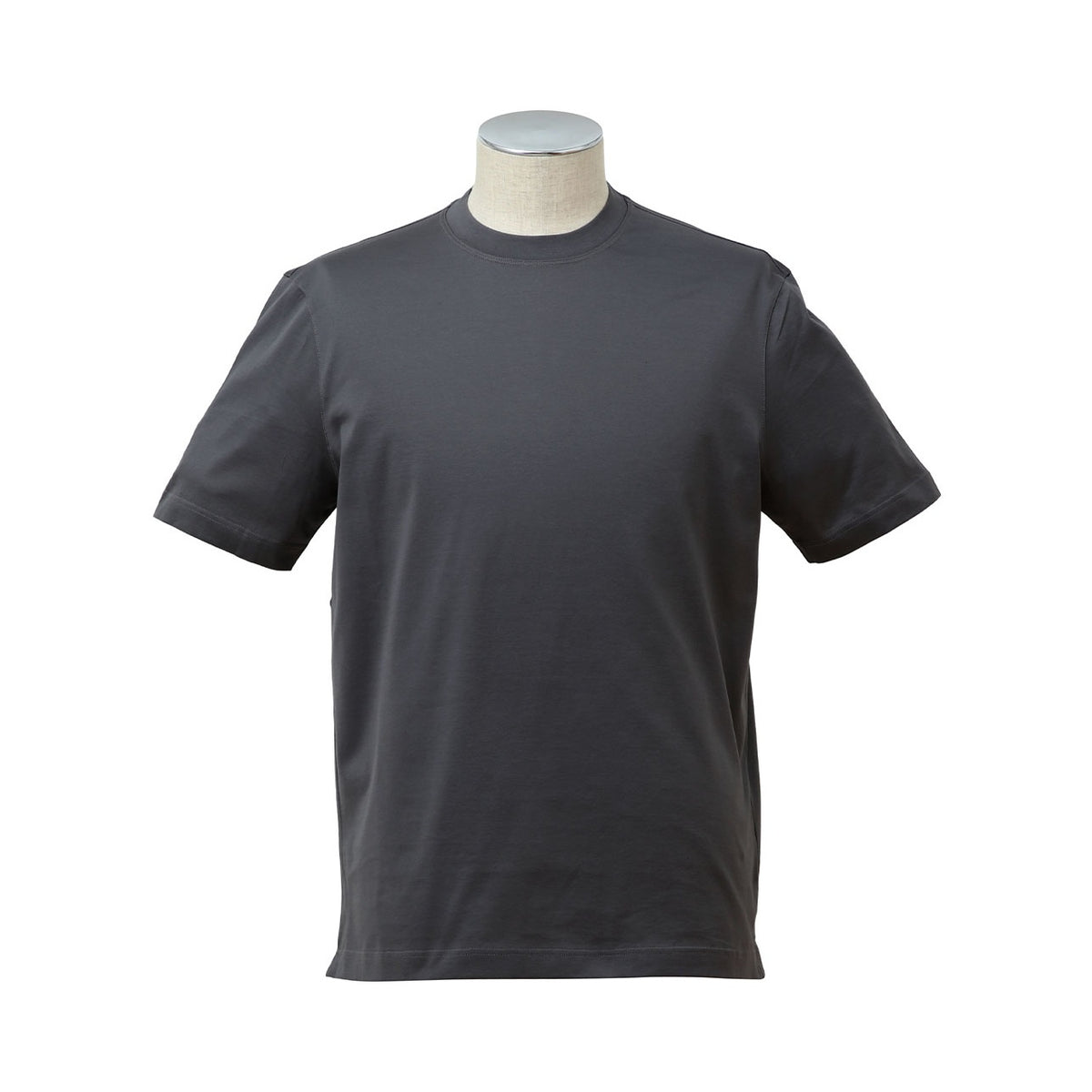 スーピマコットン ショートスリーブ クルーネックTシャツ グレー