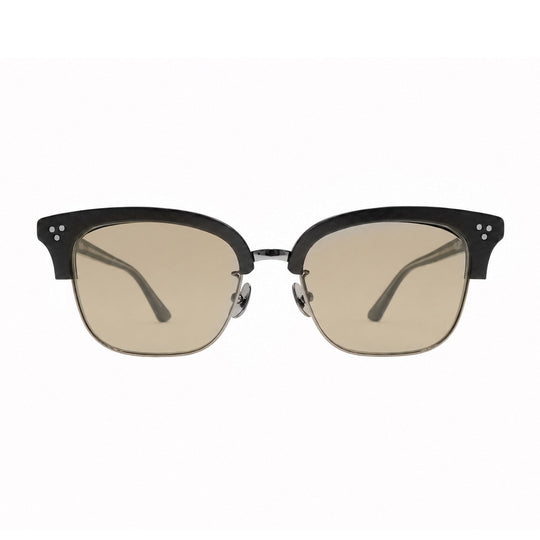FIXER × Mr.CASANOVA / RAVEN サングラス MATTE BLACK x GUN METAL BLACK / LIGHT BROWN LENS