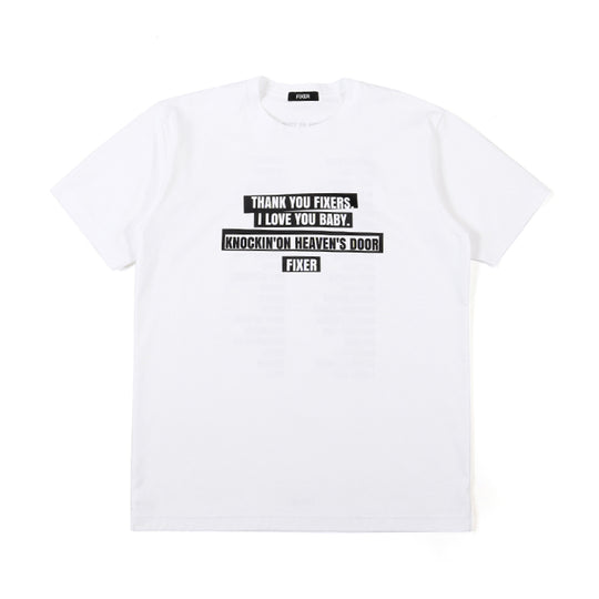 FTS-11 FIXER US TOUR T-shirt WHITE