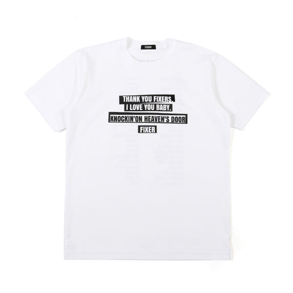 FTS-11 FIXER US TOUR T-shirt WHITE