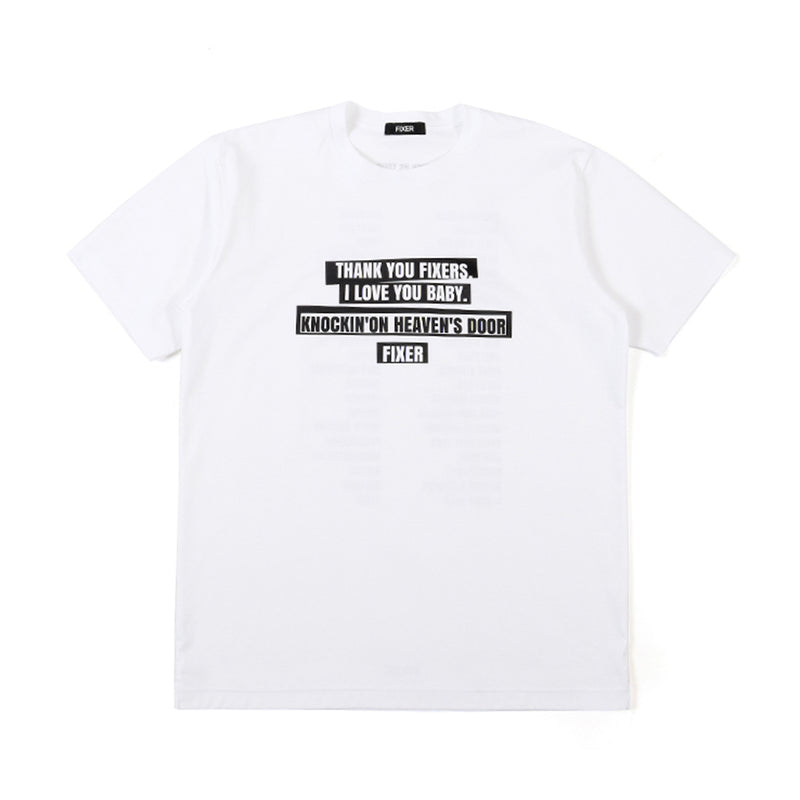 FTS-11 FIXER US TOUR T-shirt WHITE