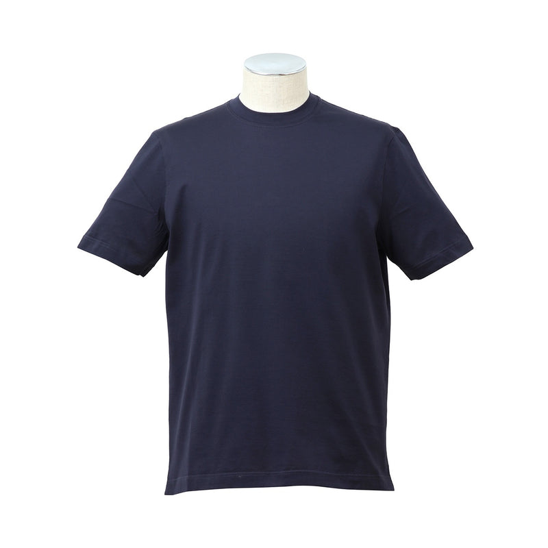 スーピマコットン ショートスリーブ クルーネックTシャツ ネイビー