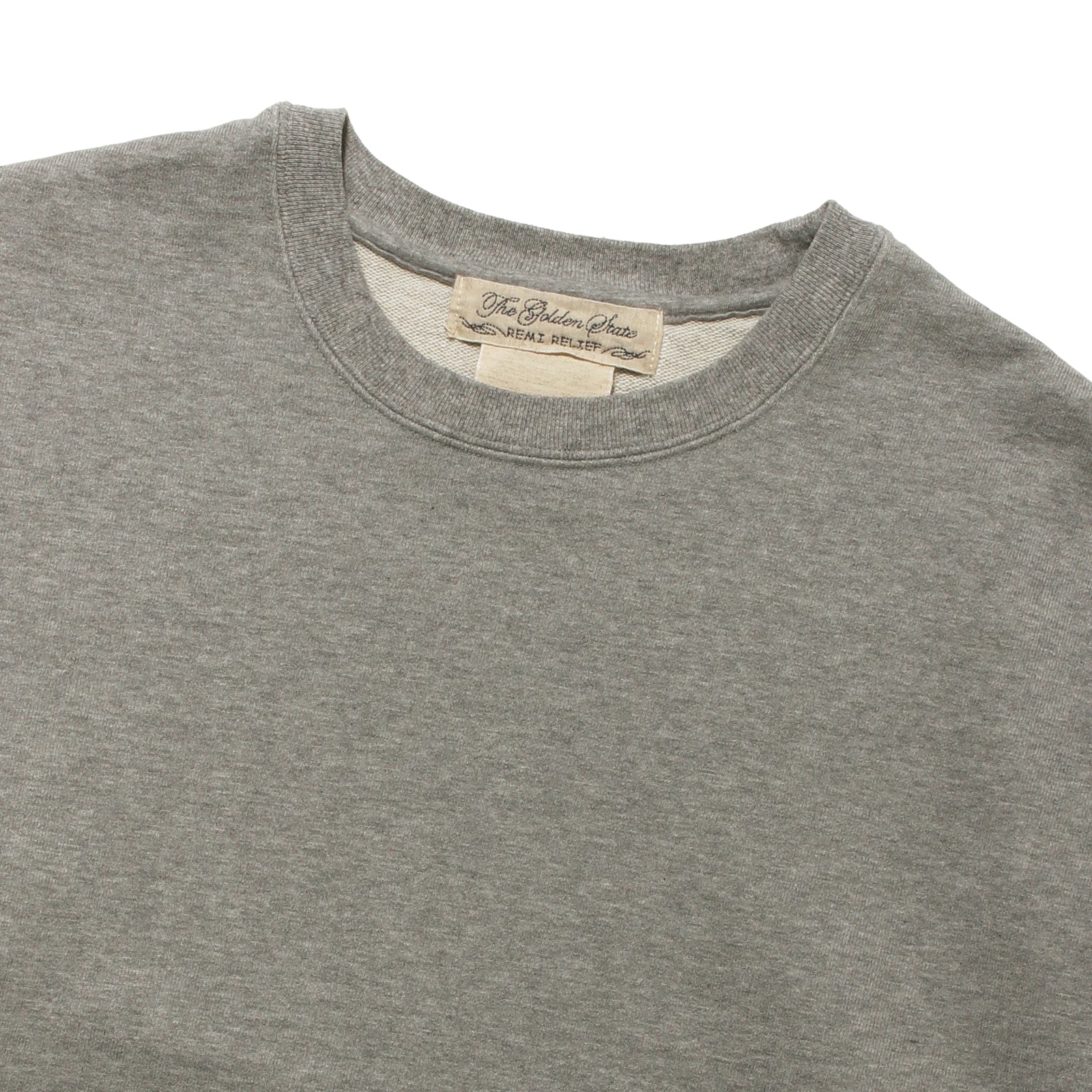 2025SS 【MMW限定】LW加工裏毛クルー ヘザーグレー – MINIMAL WARDROBE