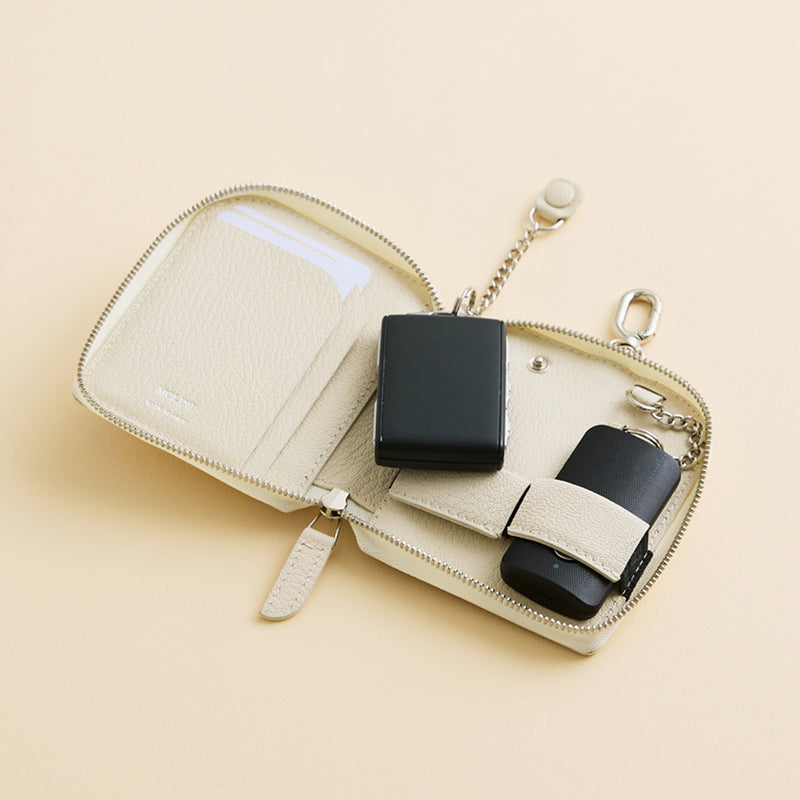 Key Case W Wキーケース 110 オフホワイト – MINIMAL WARDROBE