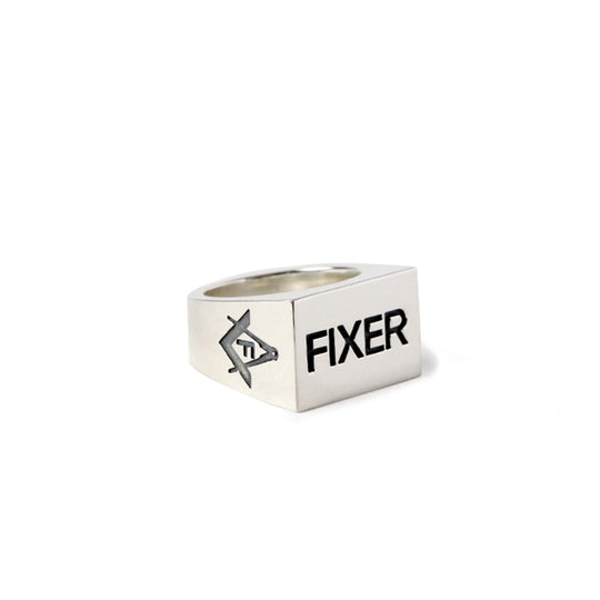 FIXER SIGNET RING 925 SILVER