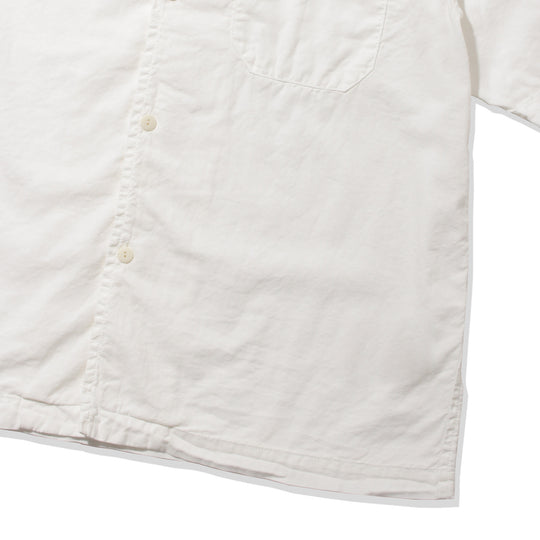 【MMW限定】コットンシルクアロハシャツS/S ホワイト