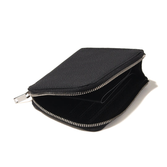 トリヨン・モーリス L字 ジップウォレット ブラック