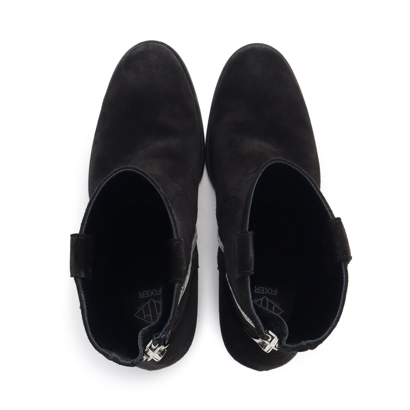 WH × FIXER サイドジップ ペコスブーツ JET BLACK – MINIMAL WARDROBE
