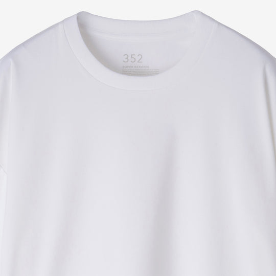 352_WW シルケット 5分丈オーバーサイズT