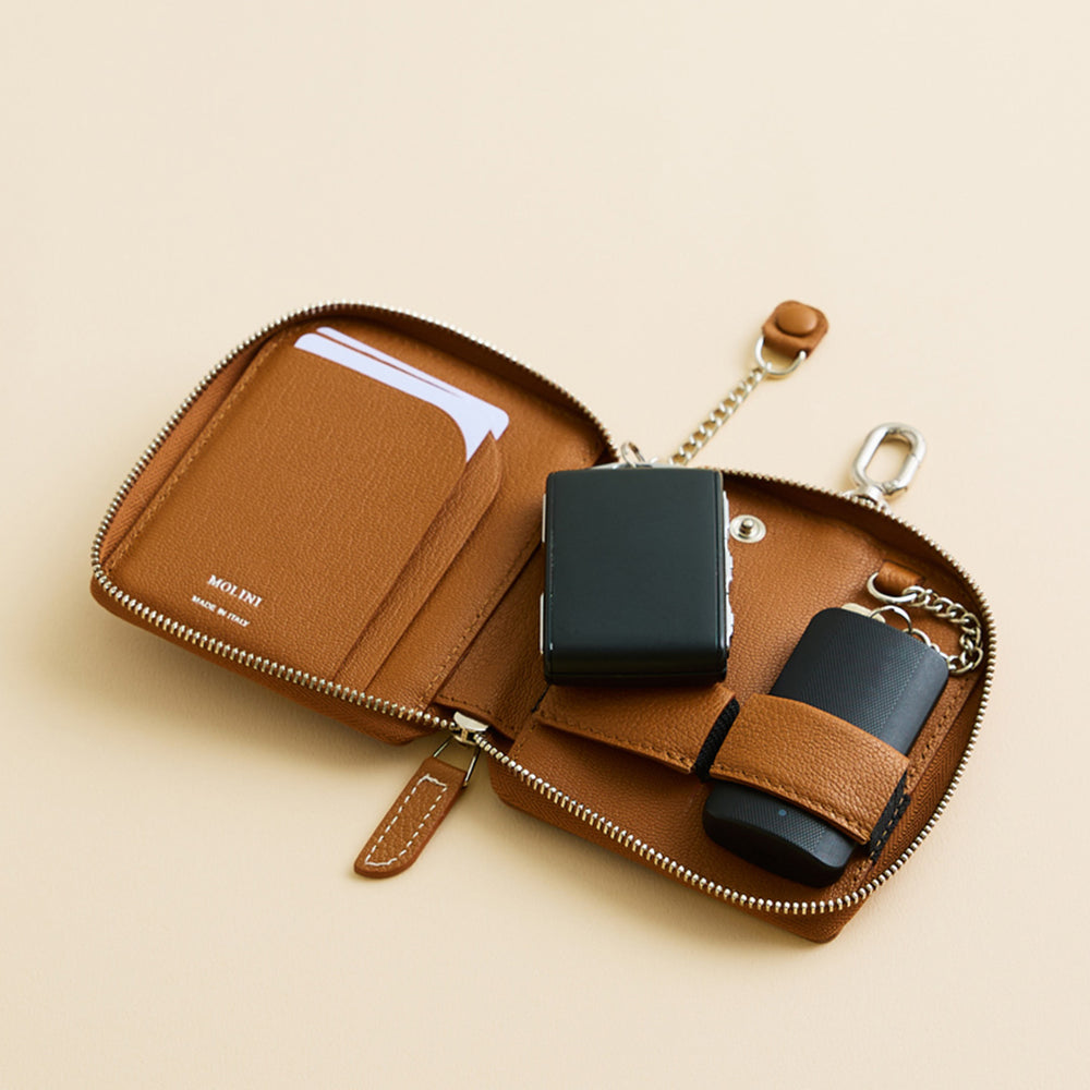 Key Case W Wキーケース 110 キャメル – MINIMAL WARDROBE