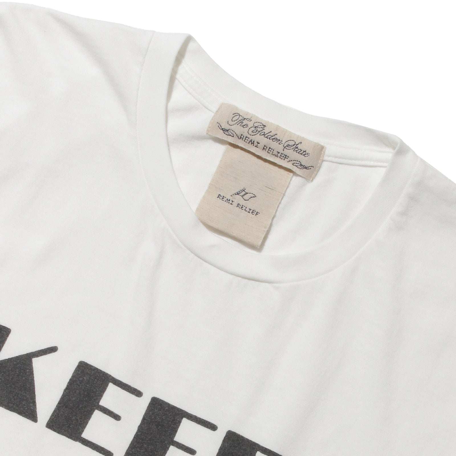 干場別注】20/-.天竺T（KEEP IT REAL) ホワイト – MINIMAL