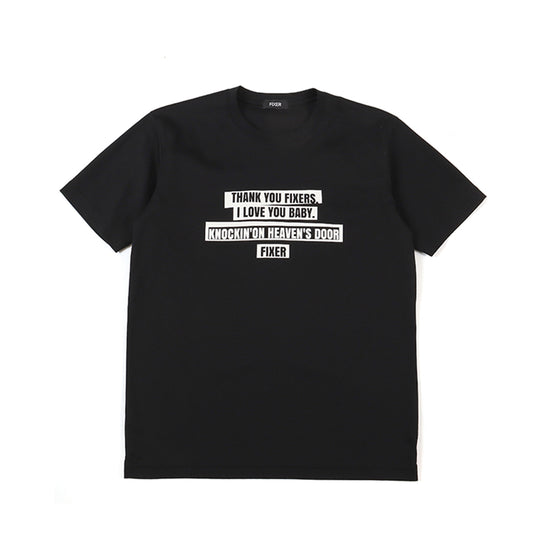 FTS-11 FIXER US TOUR T-shirt BLACK