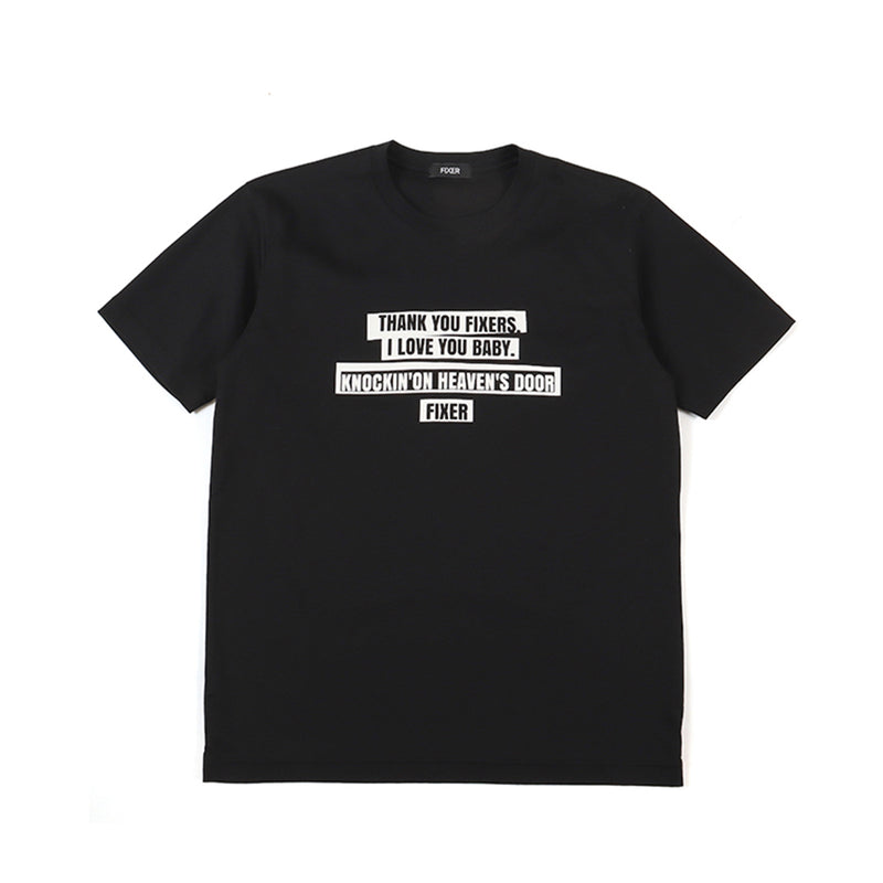 FTS-11 FIXER US TOUR T-shirt BLACK