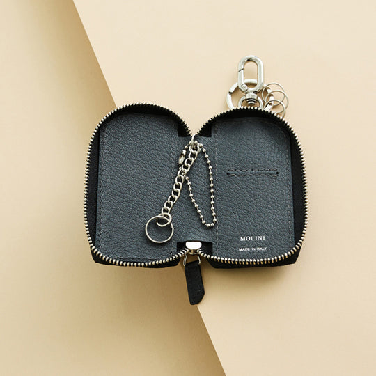 Key Case キーケース 111 ブラック＆グレー