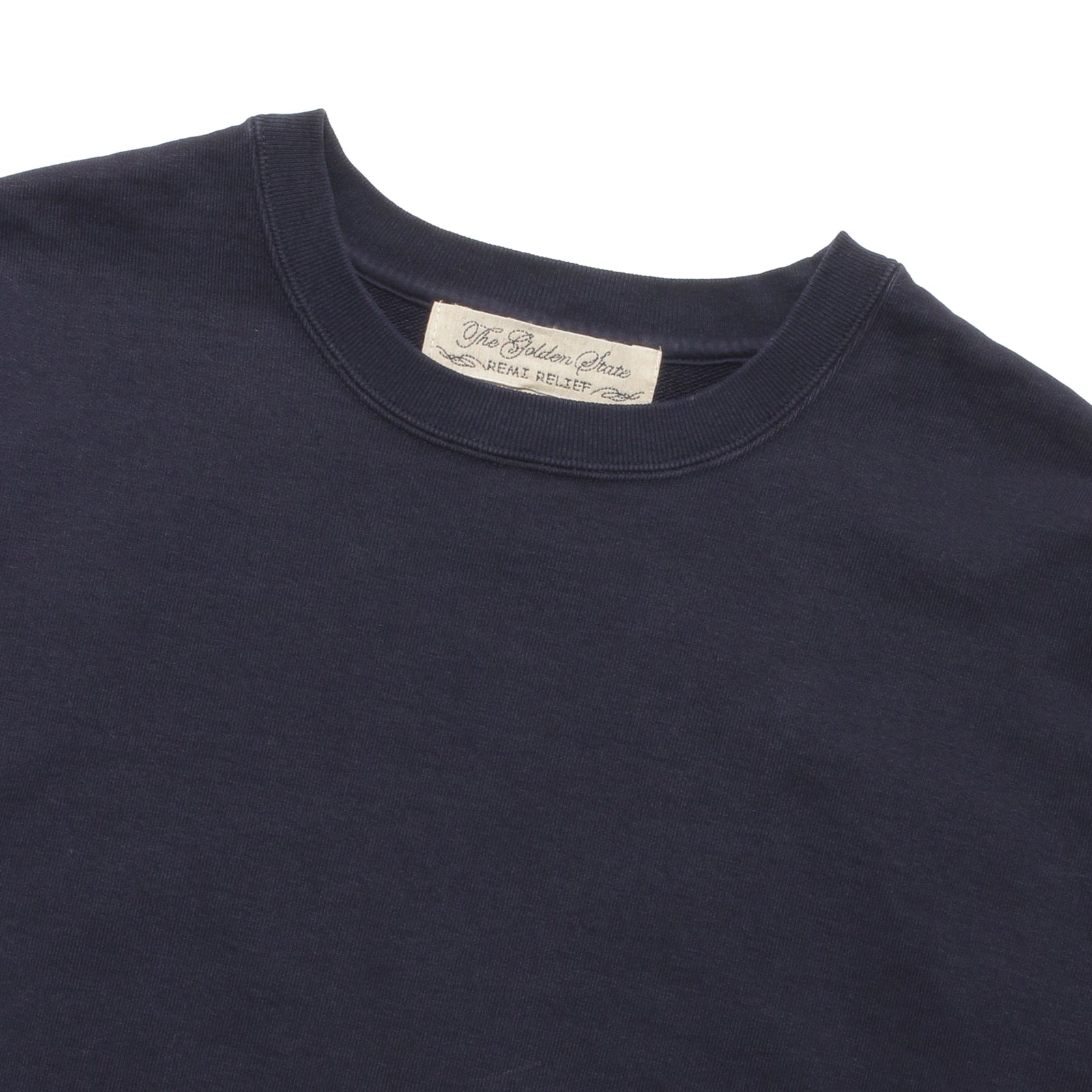 2025SS 【干場別注】LW加工裏毛クルー ネイビー – MINIMAL WARDROBE