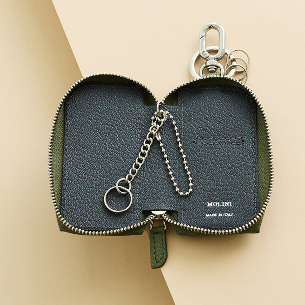 Key Case キーケース 111 オリーブ＆グレー – MINIMAL WARDROBE