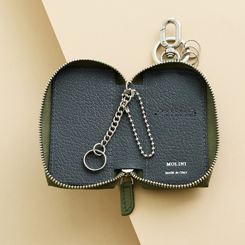 Key Case キーケース 111 オリーブ＆グレー – MINIMAL WARDROBE