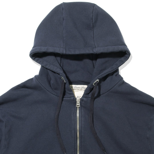 2026SS【干場別注】OW加工裏毛ZIPパーカ ネイビー