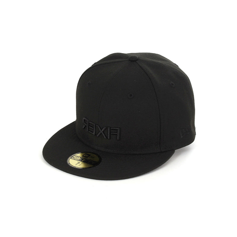 FIXER × NEW ERA 59FIFTY® FNE-07 BLACK × BLACK – MINIMAL WARDROBE