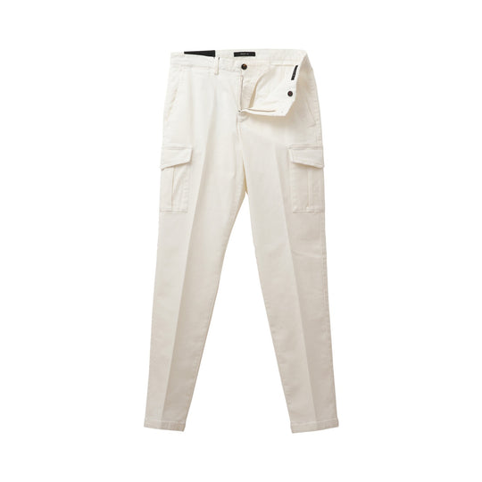 26AW ANNAPOLIS コットンストレッチ カーゴパンツ ホワイト