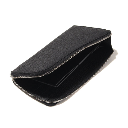 トリヨン・モーリス L字 ロングジップウォレット ブラック