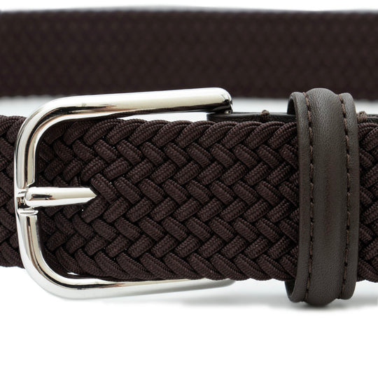 【干場自腹買い】ゴムメッシュベルト ブラウン