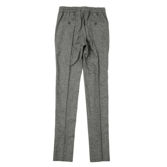【干場義雅×菅原靴店 コラボ別注モデル】 giabsarchivio ジャブスアルキヴィオ MSH/R3 前後永久クリース ウールシルク混パンツ A26125 グレー