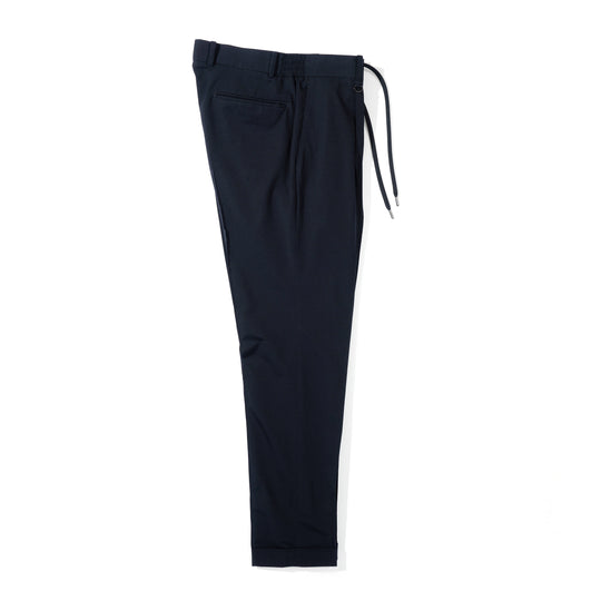 Air-Dense Cotton Jersey フレックスモーション スラックスtype2　スリムフィット コスモネイビー