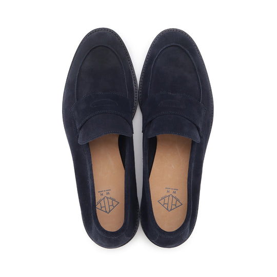 干場別注【ふにゃ男シリーズ】  アンライニング ローファー チャールズＦステッド Dark Baltic(Ｄ.NAVY)×BLACK SOLE